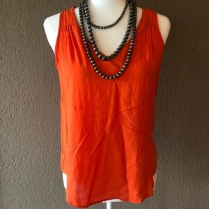 Orange tank top